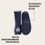 Mikk-line Gummistiefel Kinder 27 | Blue Nights Regenstiefel mit Reflektierenden Details - Wasserdichte Kinderstiefel, Leicht und Rutschfest | Komfortable Allwetter Kinderstiefel