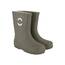 Mikk-line Gummistiefel Kinder 31 | Gefütterte Regenstiefel Dusty Olive | Wasserdichte Regenschuhe & Kinderstiefel