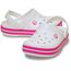 Crocs Unisex Kinder Crocband Clog K Clog, White/Pink Crush, 36/37 EU