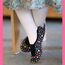 Beck Mädchen Hearts, Rist-Gymnastikschuhe, Dunkelblau, Größe 23 EU