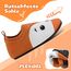 VOLHAL Hausschuhe ​Kinder Mädchen Junge Barfussschuhe Pantoffeln Lauflernschuhe ​Rutschfest ​Kindergarten für Atmung saktive​ Weich Kleinkinder Schuhe ​Unisex(Eichhörnchenbraun 33EU)