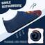 Kyopp Kinder Hausschuhe Junge Mädchen Pantoffeln Aquaschuhe Atmungsaktive Rutschfest Barfussschuhe Slipper Kindergarten Unisex(Traktor/Bagger Dunkelblau 26/27 EU)
