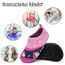 Kyopp Kinder Hausschuhe Junge Mädchen Pantoffeln Aquaschuhe Atmungsaktive rutschfest Barfussschuhe Slipper Kindergarten Unisex(Regenbögen und Einhorn 20/21 EU)