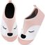 Kyopp Kinder Hausschuhe Junge Mädchen Pantoffeln Aquaschuhe Atmungsaktive Rutschfest Barfussschuhe Slipper Kindergarten Unisex (Fuchs Rosa 28/29 EU)
