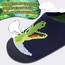 Kyopp Kinder Hausschuhe Junge Mädchen Pantoffeln Aquaschuhe Atmungsaktive Rutschfest Barfussschuhe Slipper Kindergarten Unisex(Krokodil 28/29 EU)
