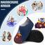 Kyopp Kinder Hausschuhe Junge Mädchen Pantoffeln Aquaschuhe Atmungsaktive Rutschfest Barfussschuhe Slipper Kindergarten Unisex(Traktor/Bagger Dunkelblau 22/23 EU)
