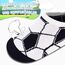 Kyopp Kinder Hausschuhe Junge Mädchen Pantoffeln Aquaschuhe Atmungsaktive Rutschfest Barfussschuhe Slipper Kindergarten Unisex(Fußball 24/25 EU)