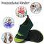 Kyopp Kinder Hausschuhe Junge Mädchen Pantoffeln Aquaschuhe Atmungsaktive rutschfest Barfussschuhe Slipper Kindergarten Unisex (Stricken-Dinosaurier 33/32 EU)