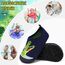 Kyopp Kinder Hausschuhe Junge Mädchen Pantoffeln Aquaschuhe Atmungsaktive Rutschfest Barfussschuhe Slipper Kindergarten Unisex(Krokodil 34/35 EU)