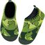 Kyopp Kinder Hausschuhe Junge Mädchen Pantoffeln Aquaschuhe Atmungsaktive rutschfest Barfussschuhe Slipper Kindergarten Unisex(Dinosaurier und Krokodile 32/33 EU)