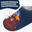 Kyopp Kinder Hausschuhe Junge Mädchen Pantoffeln Aquaschuhe Atmungsaktive Rutschfest Barfussschuhe Slipper Kindergarten Unisex(Traktor/Bagger Dunkelblau 30/31 EU)