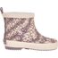 Playshoes Gummistiefel Halbschaft Blumen Unisex Kinder Gummistiefel, Violett Blumen, 21 EU