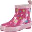 Playshoes Kinder Halbschaft-Gummistiefel aus Naturkautschuk, Trendige Unisex Regenstiefel mit Reflektoren, mit Sternen-Muster