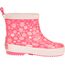 Playshoes Gummistiefel Halbschaft Tupfen Unisex Kinder Gummistiefel, Koralle Tupfen, 23 EU