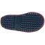Playshoes Kinder Halbschaft-Gummistiefel aus Naturkautschuk, trendige Unisex Regenstiefel mit Reflektoren, maritim gestreift, Blau (Marine/Weiß), 25 EU, 180340