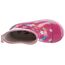 Playshoes Kinder Halbschaft-Gummistiefel aus Naturkautschuk, Trendige Unisex Regenstiefel mit Reflektoren, mit Sternen-Muster