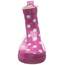 Playshoes Kinder Halbschaft-Gummistiefel aus Naturkautschuk, Trendige Unisex Regenstiefel mit Reflektoren, gepunktet mit Punkt-Muster, Rosa (pink 18), 180358, 26 EU