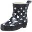 Playshoes Kinder Halbschaft-Gummistiefel aus Naturkautschuk, Trendige Unisex Regenstiefel mit Reflektoren, gepunktet mit Punkt-Muster, Blau (Marine 11), 180358, 27 EU