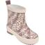 Playshoes Gummistiefel Halbschaft Blumen Unisex Kinder Gummistiefel, Violett Blumen, 27 EU
