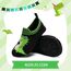 Torotto Hausschuhe Kinder Mädchen Junge Pantoffeln Atmungsaktive Rutschfest Weich Turnschläppchen Barfussschuhe für Lauflernschuhe Kleinkinder Schuhe Kindergarten Unisex(Krokodil 24/25 EU)