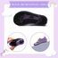 Torotto Hausschuhe Kinder Mädchen Junge Pantoffeln Atmungsaktive Rutschfest Weich Turnschläppchen Barfussschuhe für Lauflernschuhe Kleinkinder Schuhe Kindergarten Unisex(Lila Einhorn 26/27 EU)