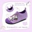 Torotto Kinder Hausschuhe Mädchen Junge Kleinkinder Schuhe Barfussschuhe für Lauflernschuhe Kindergarten Pantoffeln Unisex Atmungsaktive rutschfest Weich (Lila Einhorn 28/29EU)
