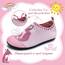 Torotto Hausschuhe Kinder Mädchen Junge Pantoffeln Atmungsaktive Rutschfest Weich Turnschläppchen Barfussschuhe für Lauflernschuhe Kleinkinder Schuhe Kindergarten Unisex(Foxes Pink 24/25 EU)
