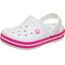 Crocs Unisex Kinder Crocband Clog T Clog, White/Pink Crush, 23/24 EU