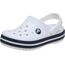 Crocs Crocband Clog, Weiß/Marineblau, Größe 42, Weiß Marineblau, 8 UK Child
