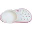 Crocs Unisex Kinder Crocband Clog T Clog, White/Pink Crush, 27/28 EU