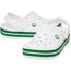 Crocs Unisex Kinder Crocband Clog T Clog, White/Green Ivy, 25/26 EU