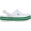 Crocs Unisex Kinder Crocband Clog T Clog, White/Green Ivy, 20/21 EU