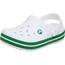 Crocs Unisex Kinder Crocband Clog T Clog, White/Green Ivy, 20/21 EU