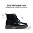 DREAM PAIRS Jungen Mädchen Stiefel Klassische Stiefel für Kinder Herbst Fashion Schnürstiefel Winterstiefel mittelere Stiefel,Size 32,Schwarz/Pu,SDBO2220K