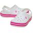 Crocs Unisex Kinder Crocband Clog T Clog, White/Pink Crush, 19/20 EU