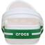 Crocs Unisex Kinder Crocband Clog T Clog, White/Green Ivy, 20/21 EU