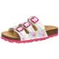 Lico Mädchen Bioline Flower Kids Pantoletten, Weiss Bunt, 30 EU