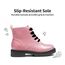 DREAM PAIRS Jungen Mädchen Stiefel Klassische Stiefel für Kinder Herbst Fashion Schnürstiefel Winterstiefel mittelere Stiefel,Size 38.5,Rosa/Pu,SDBO2220K