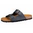 Lico Herren Bioline Man Flache Hausschuhe 46 anthrazit