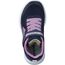 Skechers Damen Microspec Sneaker, Navy Mesh Lavender Mint Trim, 33 EU