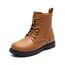 DREAM PAIRS Jungen Mädchen Stiefel Klassische Stiefel für Kinder Herbst Fashion Schnürstiefel Winterstiefel mittelere Stiefel,Size 30,Kamel,KBO211