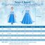 ACWOO Kostüm Mädchen, Kinder Prinzessin Kleidfür, Kinder Kleid mit Krone Zauberstab für Halloween Weihnachten Verkleidung Karneval