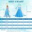 ACWOO LED Leuchtend Prinzessin Kleid, Kostüm Mädchen, Kleid Kinder Set mit Krone Zauberstab, Kostüm Accessoires für Weihnachten Verkleidung Karneval Halloween