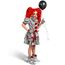 Spooktacular Creations Mädchen Clown Kostüm, Böser Clown Kleid, Gruseliger Narr Kostüm für Mädchen Halloween Dress Up, Rollenspiel, Cosplay Party-L
