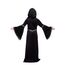 Spooktacular Creations Schwarzes Kostüm mit Kapuze-Roben für Mädchen, Märchen-Hexenkostüm Halloween Rollenspielparty-L (10-12 Jahre)