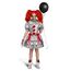 Spooktacular Creations Mädchen Clown Kostüm, Böser Clown Kleid, Gruseliger Narr Kostüm für Mädchen Halloween Dress Up, Rollenspiel, Cosplay Party-L