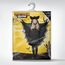 Spooktacular Creations Vampirfledermaus-Kostüm, leuchtet im Dunkeln, Mädchen-Kostüm mit schwarzen und silbernen Fledermausflügeln für Kinder, Vampirfledermaus (mittel)