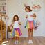 Hifot Einhorn Kostüm Prinzessin Set 2 Stück，Regenbogen Tutu Rock Mädchen Kostüm Tüllrock,Einhorn Haarreif für Mädchen für Unicorn Cosplay Kindergeburtstag Karneval