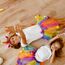 Hifot Einhorn Kostüm Prinzessin Set 2 Stück，Regenbogen Tutu Rock Mädchen Kostüm Tüllrock,Einhorn Haarreif für Mädchen für Unicorn Cosplay Kindergeburtstag Karneval