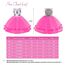 URAQT Kinder Einhorn Kostüm Kleid, Mädchen Einhorn Rock, Blumen Mädchen Ärmellos Partykleid mit Geburtstagskleid Festkleid Einhornhalskette und Einhornhaarband, 140cm, Rose Red